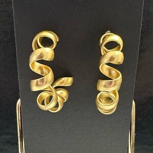 Spiral Hoop Earrings